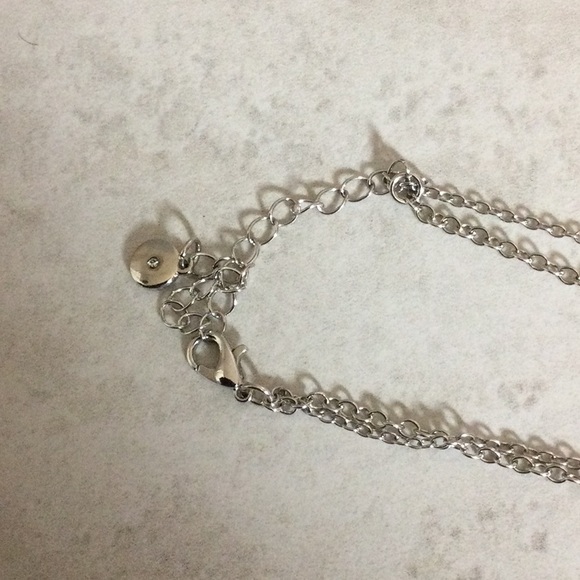 C1946 silver 18” double strand boho necklace - Picture 7 of 7